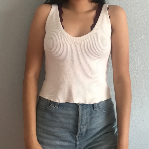 Brandy Melville Tops - White Brandy Melville tank top